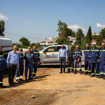 Ασκηση της Πυροσβεστικής με την Πολιτική Προστασία
