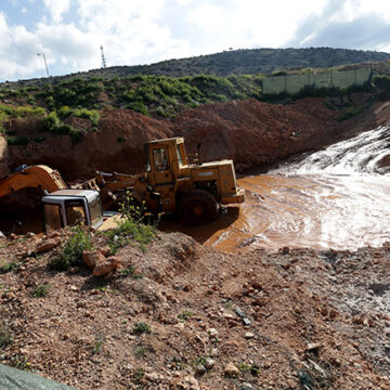 Με ταχείς ρυθμούς οι εργασίες διευθέτησης του ρέματος Κόρμπι
