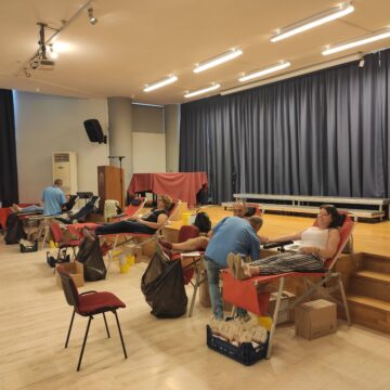 Καλοκαιρινή εθελοντική αιμοδοσία