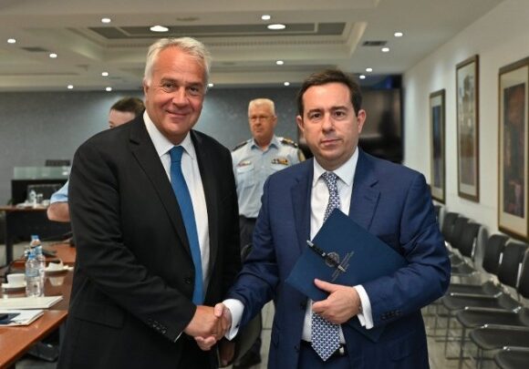 BORIDIS+MITARAKIS Σύσκεψη Βορίδη-Μηταράκη για την εγκληματικότητα στη Δυτική Αττική