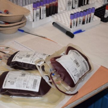 Μεγάλη η προσέλευση στη διήμερη εθελοντική αιμοδοσία