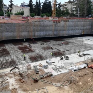 Συνεχίζεται η κατασκευή του Πολυδύναμου Αθλητικού Κέντρου Νέας Σμύρνης