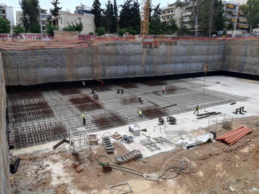 Συνεχίζεται η κατασκευή του Πολυδύναμου Αθλητικού Κέντρου Νέας Σμύρνης
