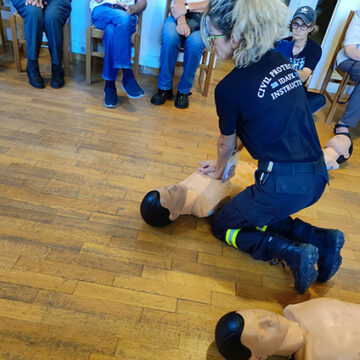 Νέος κύκλος μαθημάτων πρώτων βοηθειών στα ΚΑΠΗ