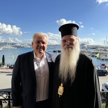 Επίσκεψη του Μητροπολίτη Μεσογαίας & Λαυρεωτικής στον Δήμο