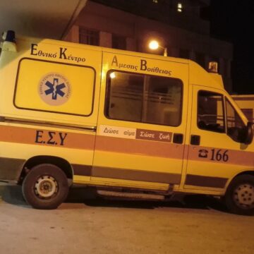 Νεκρός οδηγός μηχανής σε τροχαίο