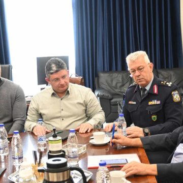 Διευρυμένη σύσκεψη του Δημάρχου με υψηλόβαθμα στελέχη της ΕΛΑΣ