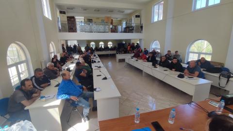 OROPOS_KATHARIOTHTA Συνάντηση του Δημάρχου με τους εργαζόμενους στην Υπηρεσία Καθαριότητας