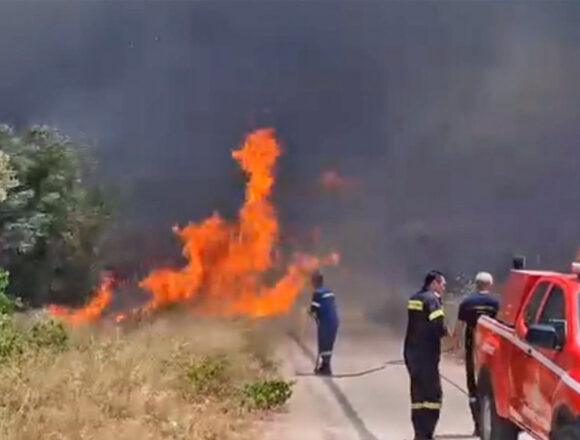 Μάχη με τις φλόγες σε διάφορα σημεία της Αττικής
