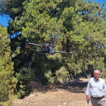 Ξεκίνησε η περιπολία ειδικών drones για την πυροπροστασία
