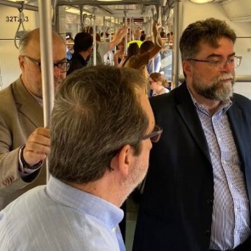 Αυτοψία του υφυπουργού Βασίλη Οικονόμου στο Μετρό