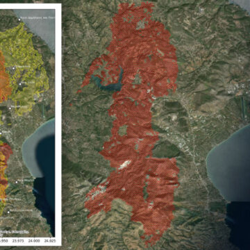 Κάηκαν σχεδόν 100.000 στρέμματα σύμφωνα με το Αστεροσκοπείο