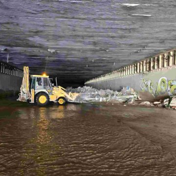 Για πρώτη φορά μετά από δεκαετίες καθαρίζονται όλα τα υπόγεια τμήματα του Κηφισού