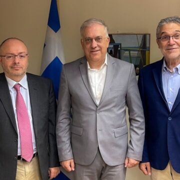 Συνάντηση του Τάκη Θεοδωρικάκου με τον Σύνδεσμο Βιομηχανιών Αττικής και Πειραιά