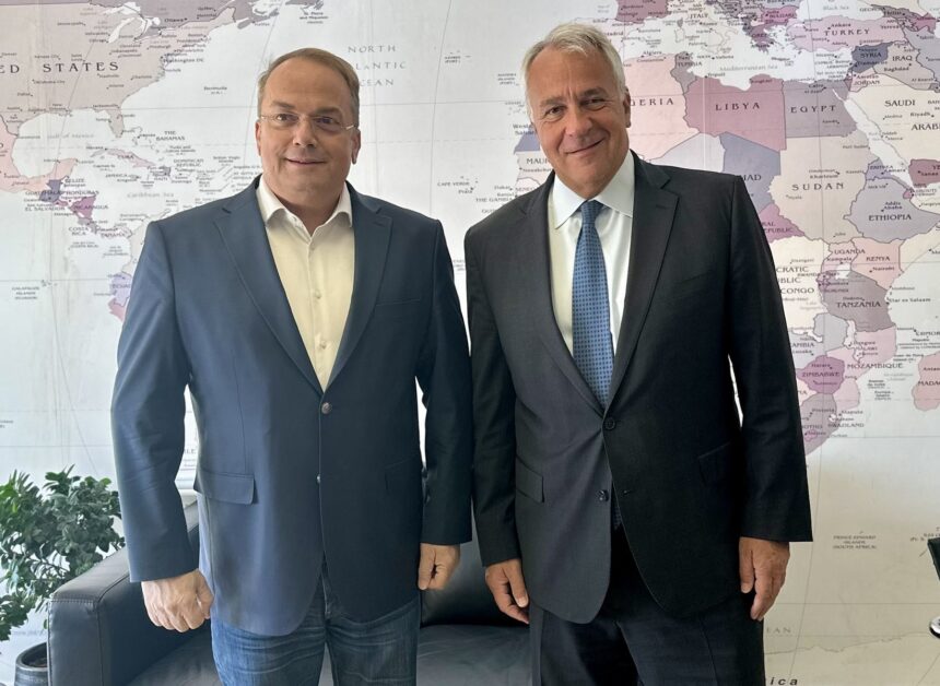 Τον Δήμο επισκέφθηκε ο υπουργός Επικρατείας Μάκης Βορίδης