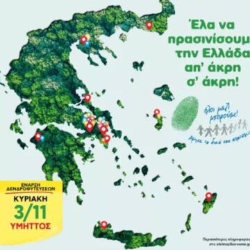 Ξεκινούν στις 3 Νοεμβρίου από τον Υμηττό οι δενδροφυτεύσεις