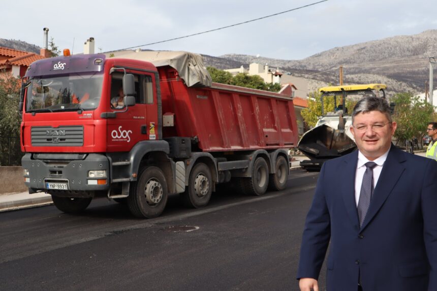 Σε εξέλιξη πρόγραμμα ασφαλτόστρωσης