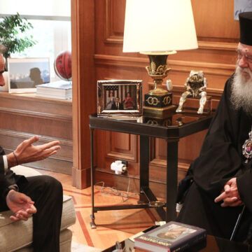 Συνάντηση του Κυριάκου Μητσοτάκη με τον Αρχιεπίσκοπο Ιερώνυμο