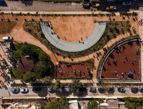 Εγκαινιάστηκε η Κεντρική Πλατεία στο Λαγονήσι