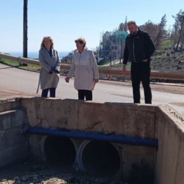 Αυτοψία στα ρέματα του Δήμου Ραφήνας-Πικερμίου από την Αντιπεριφερειάρχη