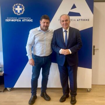 Συνάντηση του Περιφερειάρχη Αττικής με τον Αναπληρωτή Υπουργό Οικονομικών