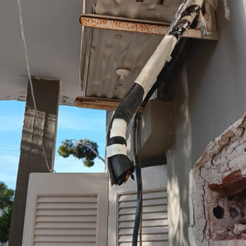 Βανδαλισμός στο παλαιό δημαρχείο Γλυκών Νερών