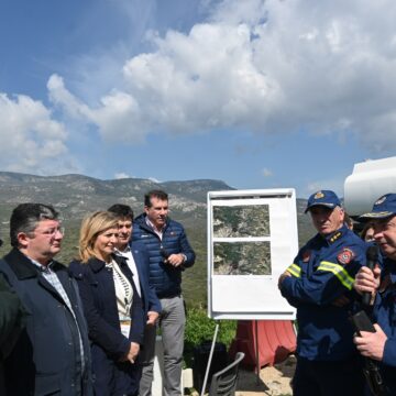 Άσκηση πεδίου για δασική πυρκαγιά «Αινείας 2025»