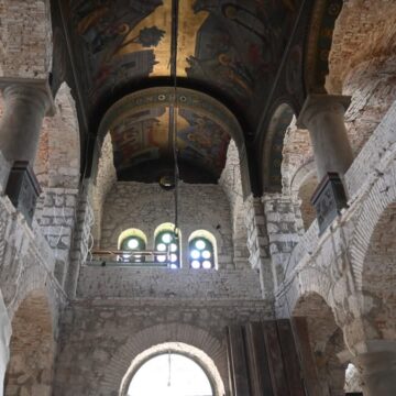 Με γοργούς ρυθμούς προχωρούν οι εργασίες αποκατάστασης στον Ι.Ν. του Αγίου Βλασίου