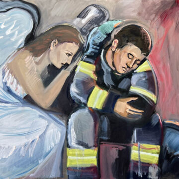 Η μάχη με τις πυρκαγιές μέσα από τα γλυπτά και τη ζωγραφική του αντιπυράρχου-εικαστικού Δ. Χύτα