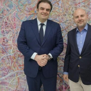 Επίσκεψη Κυρ. Πιερρακάκη στο ΤΕΕ και συζήτηση με τον πρόεδρο Γιώργο Στασινό