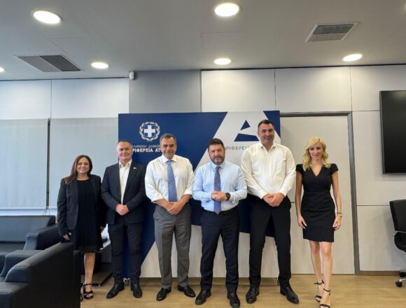 Με τον Πρόεδρο του Επαρχιακού Οργανισμού Αυτοδιοίκησης Λευκωσίας συναντήθηκε ο Χαρδαλιάς