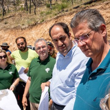 Αυτοψία του Υπουργού Γιάννη Κεφαλογιάννη στον Κιθαιρώνα