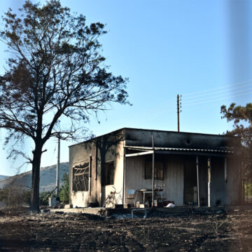 Σημαντικές ζημιές άφησε πίσω της η φωτιά στο Θυμάρι