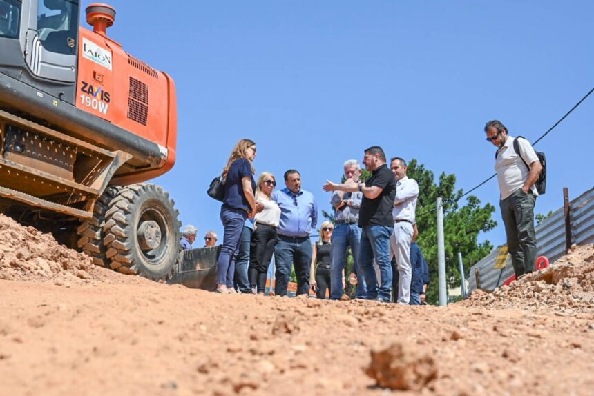 Σημαντική πρόοδος στο αντιπλημμυρικό έργο αποχέτευσης όμβριων στο Πάτημα Βριλησσίων