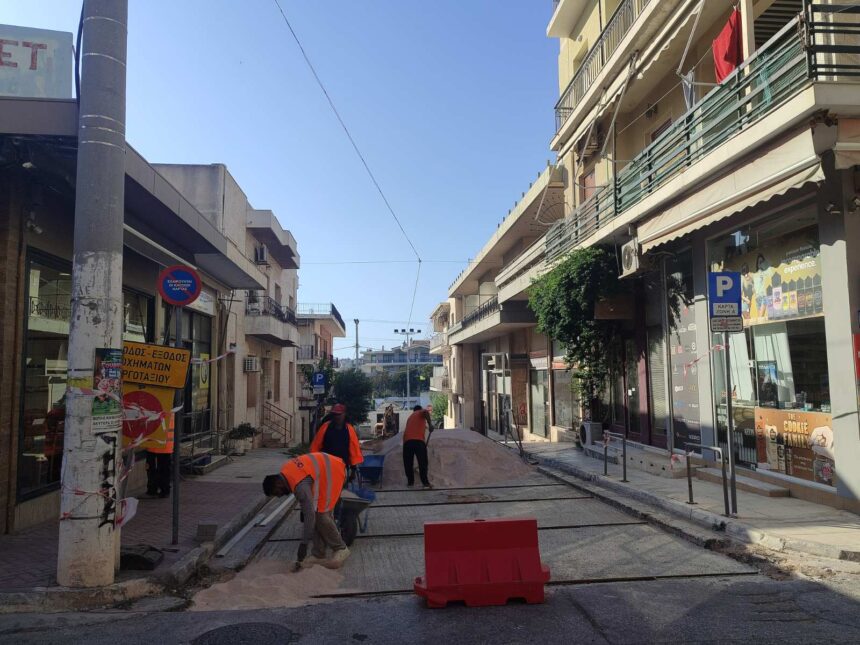 Συνεχίζεται με εντατικούς ρυθμούς το έργο τοποθέτησης κυβόλιθων