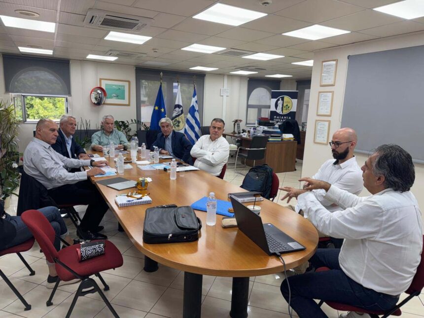 Συνάντηση εργασίας των Δημάρχων Κρωπίας, Μαρκοπούλου, Παιανίας, Παλλήνης και Σπάτων-Αρτέμιδος
