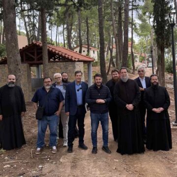 Επίσκεψη Περιφερειάρχη Αττικής κ. Χαρδαλιά στις νέες Κατασκηνώσεις της Ι.Μ. Νέας Ιωνίας