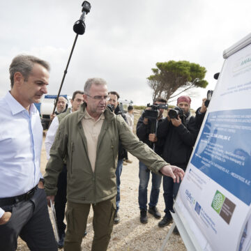 Επίσκεψη του πρωθυπουργού Κυριάκου Μητσοτάκη στην Πεντέλη