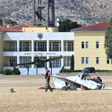 Δύο τραυματίες σε ατύχημα με εκπαιδευτικό αεροσκάφος