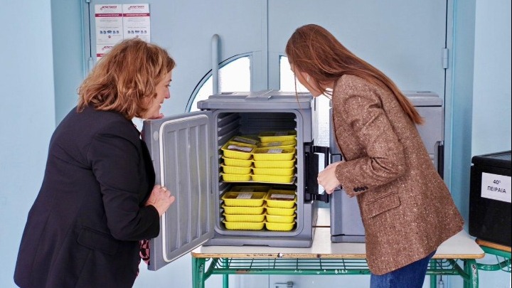 DOMNA_DHMOTIKO PEIRAIA Η Δόμνα Μιχαηλίδου στο 40ο δημοτικό του Πειραιά