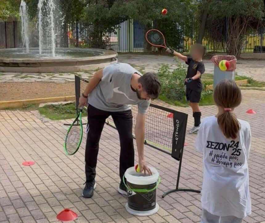 Το «Street Tennis» μετέτρεψε την Πλατεία Ελευθερίας σε γήπεδο χαράς και παιχνιδιού