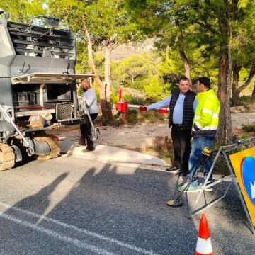 Εκτεταμένες εργασίες ασφαλτόστρωσης και διαγράμμισης στη Λεωφ. Πάρνηθας