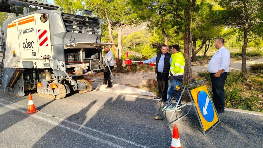 Εκτεταμένες εργασίες ασφαλτόστρωσης και διαγράμμισης στη Λεωφ. Πάρνηθας