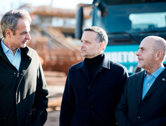 Επίσκεψη κι επιθεώρηση των έργων του νέου γηπέδου στον Βοτανικό