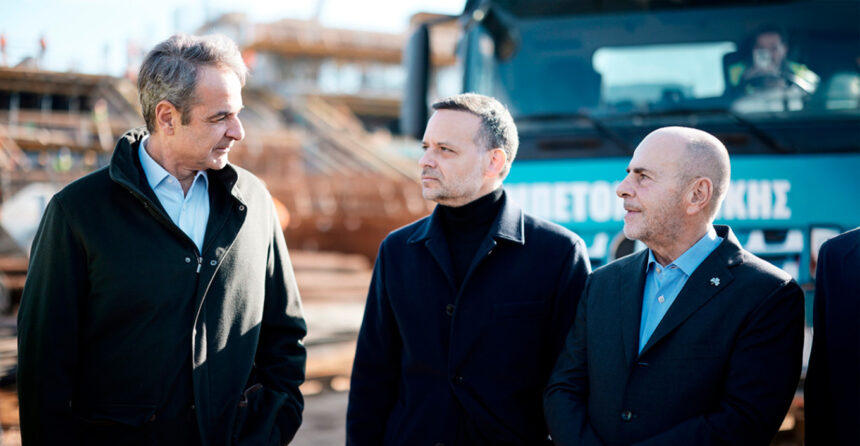 Επίσκεψη κι επιθεώρηση των έργων του νέου γηπέδου στον Βοτανικό