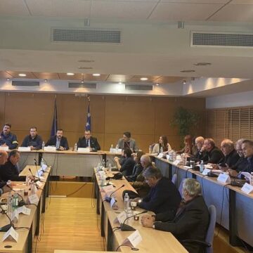 PEAA_APOLOGISMOS ANTIPYRIKHS PERIODOY (2) Συνεδρίαση για τον απολογισμό της αντιπυρικής περιόδου και την αντιμετώπιση κινδύνων από χιονοπτώσεις