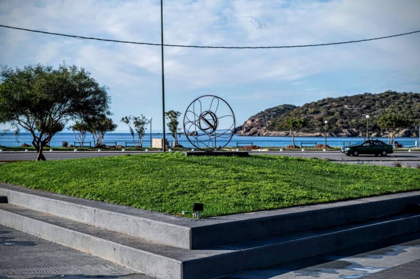Η πρώτη φάση ανάπλασης της εισόδου της Αναβύσσου ολοκληρώθηκε