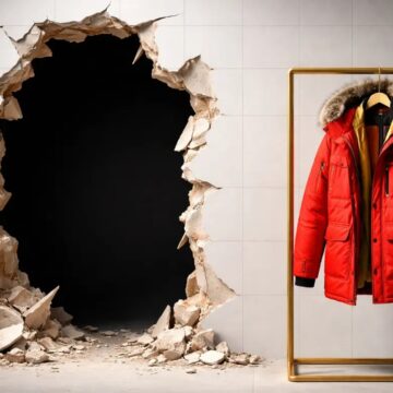 Ριφιφί σε κατάστημα ρούχων με λεία δέκα μπουφάν