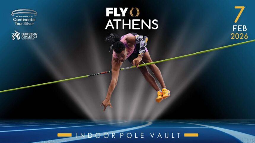 Ο Δήμος αρωγός του Fly Athens indoor 2026 και του Εμμανουήλ Καραλή