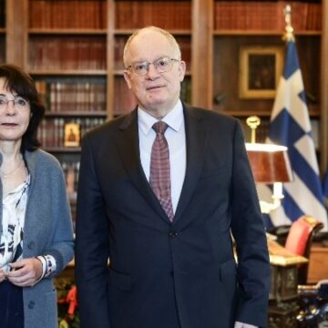 Ο Κων. Τασούλας συναντήθηκε με τη Μαρία Δαμανάκη